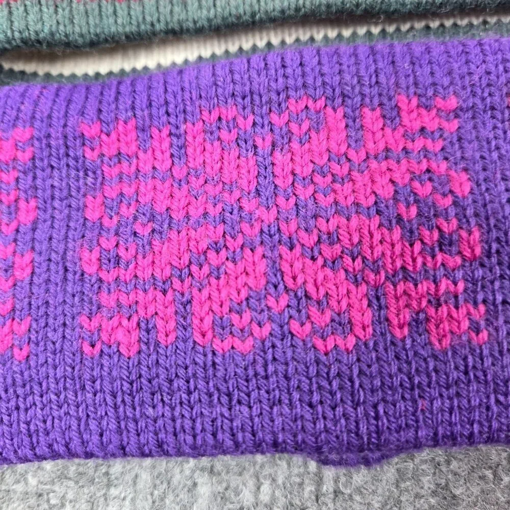 2 Handmade 100% Wool Women's‎ Headband by Mountain Ladies & Ewe USA Fair Isle
